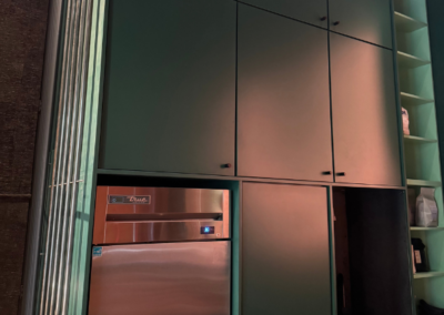 Modern cabinet with lighting